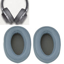 1 Pair Sponge Headphone Protective Case for Sony MDR-100ABN / WH-H900N(Blue)