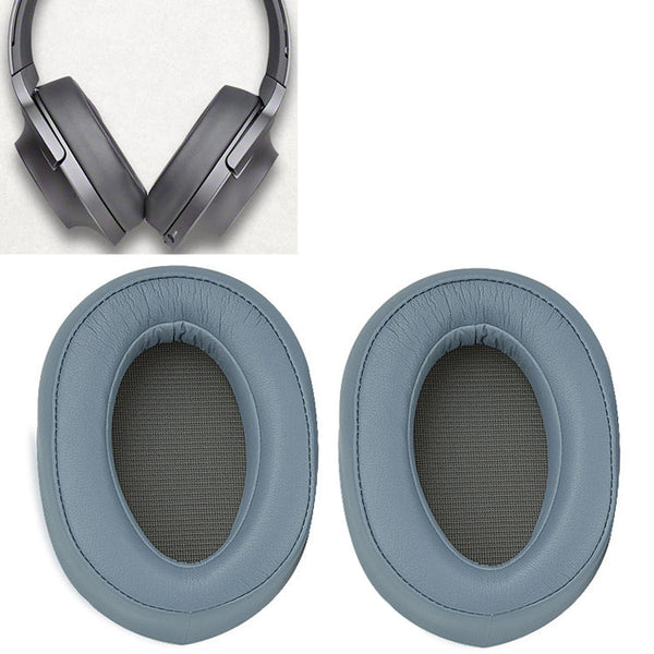 1 Pair Sponge Headphone Protective Case for Sony MDR-100ABN / WH-H900N(Blue)