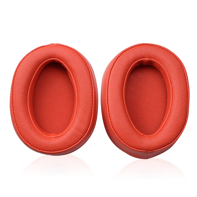 1 Pair Sponge Headphone Protective Case for Sony MDR-100ABN / WH-H900N(Red)