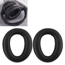1 Pair Sponge Headphone Protective Case for Sony MDR-1000X / WH-1000XM2(Black)