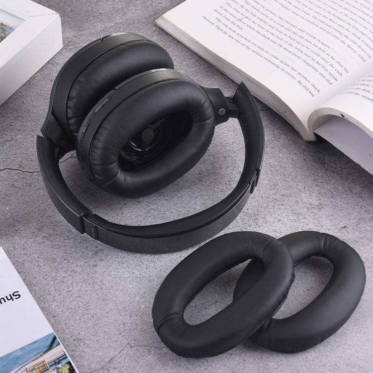 1 Pair Sponge Headphone Protective Case for Sony MDR-1000X / WH-1000XM3(Black)
