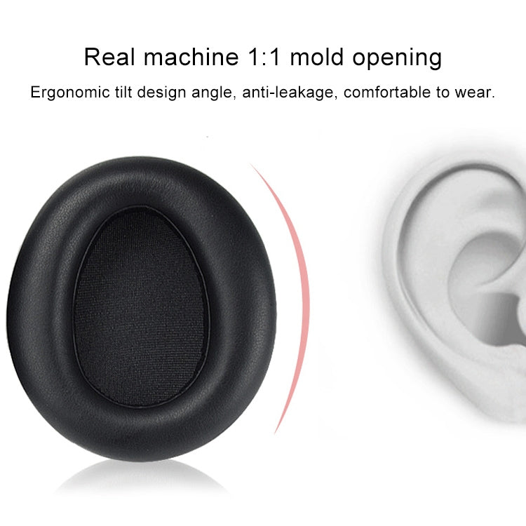 1 Pair Sponge Headphone Protective Case for Sony MDR-10RBT / 10RNC / 10R(Black)