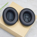 1 Pair Soft Earmuff Headphone Jacket with LR Cotton for BOSE QC2 / QC15 / AE2 / QC25 / QC35(Black)
