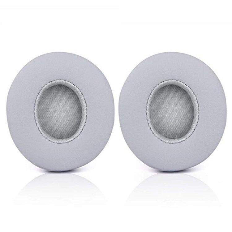 1 Pair Soft Sponge Earmuff Headphone Jacket for Beats Solo 2.0, Wired Version(Grey)