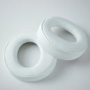 1 Pair Soft Earmuff Headphone Jacket for Sony PS4 Gold Wireless Stereo Headset(White)