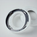 1 Pair Soft Earmuff Headphone Jacket for Sony PS4 Gold Wireless Stereo Headset(White)