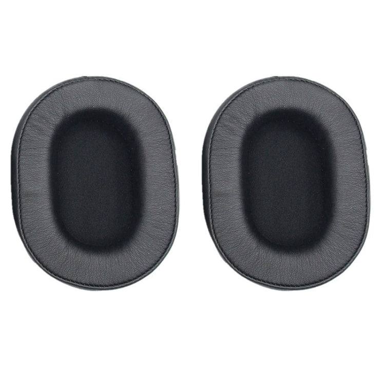 1 Pair Soft Sponge Earmuff Headphone Jacket for Audio-technica ATH-MSR7 / M50X / M20 / M40 / M40X(Black)
