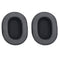 1 Pair Soft Sponge Earmuff Headphone Jacket for Audio-technica ATH-MSR7 / M50X / M20 / M40 / M40X(Black)