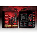 PLEXTONE PC780 Over-Ear Gaming Earphone Subwoofer Stereo Bass Headband Headset with Microphone(Black Red)