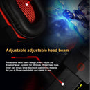 PLEXTONE PC780 Over-Ear Gaming Earphone Subwoofer Stereo Bass Headband Headset with Microphone(Black Red)