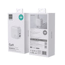 WK WP-U113 GaN 65W Dual USB Fast Charger Power Adapter, US Plug