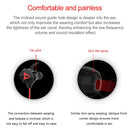 G5 Wired In Ear Type-C Interface Stereo Wire-Controlled HIFI Earphones Video Game Mobile Game Headset With Mic, Not For Samsung Phones(Black Red)