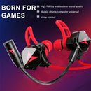 G5 Wired In Ear Type-C Interface Stereo Wire-Controlled HIFI Earphones Video Game Mobile Game Headset With Mic, Not For Samsung Phones(Black Red)
