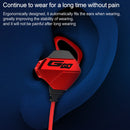 G10-A Wired In Ear 3.5mm Interface Stereo Wire-Controlled HIFI Earphones Video Game Mobile Game Headset With Mic (Black Silver)