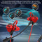 G10-A Wired In Ear 3.5mm Interface Stereo Wire-Controlled HIFI Earphones Video Game Mobile Game Headset With Mic (Black Silver)