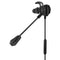 G6 Wired In Ear 3.5mm Interface Stereo Wire-Controlled HIFI Earphones Video Game Mobile Game Headset With Mic (Black)