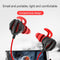 G6 Wired In Ear 3.5mm Interface Stereo Wire-Controlled HIFI Earphones Video Game Mobile Game Headset With Mic (Black)