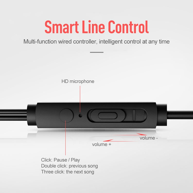 G6 Wired In Ear 3.5mm Interface Stereo Wire-Controlled HIFI Earphones Video Game Mobile Game Headset With Mic (Black)
