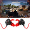 G6 Wired In Ear 3.5mm Interface Stereo Wire-Controlled HIFI Earphones Video Game Mobile Game Headset With Mic (Black)