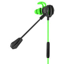 G6 Wired In Ear 3.5mm Interface Stereo Wire-Controlled HIFI Earphones Video Game Mobile Game Headset With Mic (Green)