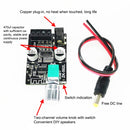 ZK-502L Bluetooth 5.0 12/24V Wireless Stereo Audio Digital Power Amplifier Board 50Wx2 Bluetooth Amp Amplificador, without Shell