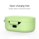 For Xiaomi Redmi AirDots & Xiaomi AirDots Youth Version Earphone Silicone Protective Case with Hook(Grey)