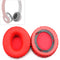 2 PCS For Beats Solo HD / Solo 1.0 Headphone Protective Leather Cover Sponge Earmuffs (Red)