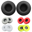 2 PCS For Sony MDR-XB450AP / XB550 / XB650 / XB400 Earphone Cushion Cover Earmuffs Replacement Earpads with Mesh(White)