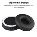 2 PCS For Sony MDR-XB450AP / XB550 / XB650 / XB400 Earphone Cushion Cover Earmuffs Replacement Earpads with Mesh(White)