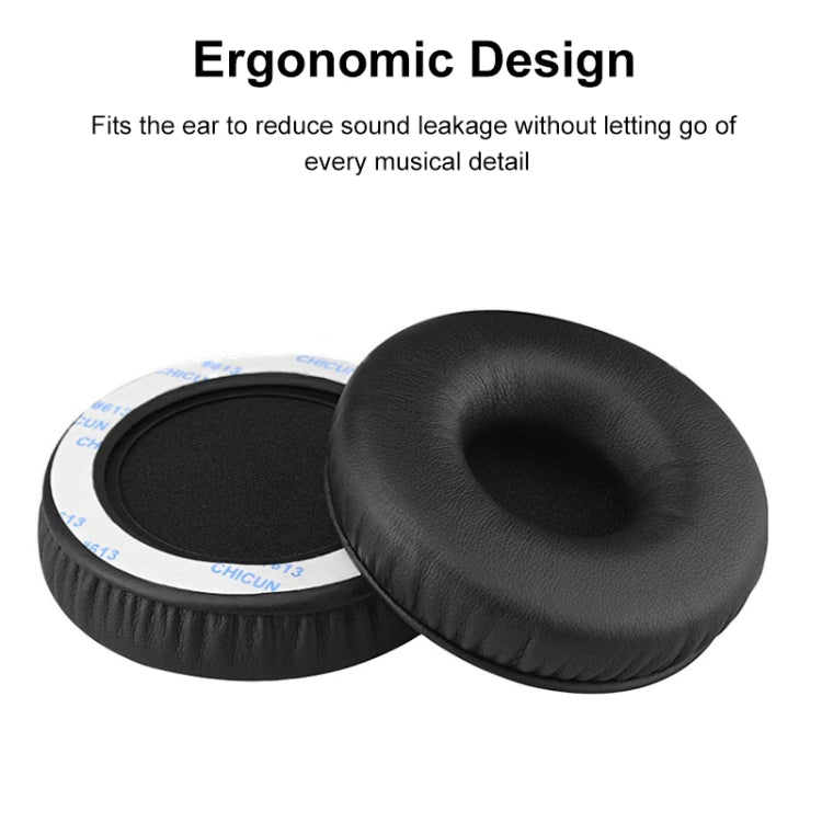 2 PCS For Sony MDR-XB450AP / XB550 / XB650 / XB400 Earphone Cushion Cover Earmuffs Replacement Earpads with Mesh(Grey)