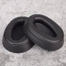 2 PCS For Sony MDR-100ABN / WH-H900N Earphone Cushion Cover Earmuffs Replacement Earpads with Mesh(Black)