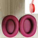 2 PCS For Sony MDR-100ABN / WH-H900N Earphone Cushion Cover Earmuffs Replacement Earpads with Mesh(Purple)