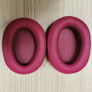 2 PCS For Sony MDR-100ABN / WH-H900N Earphone Cushion Cover Earmuffs Replacement Earpads with Mesh(Purple)