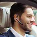 ME-100 TWS Business Rotating Universal True Stereo 5.0 Version Hanging Ear In-Ear Bluetooth Headset(Black+Orange)