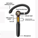 ME-100 TWS Business Rotating Universal True Stereo 5.0 Version Hanging Ear In-Ear Bluetooth Headset(Black+Orange)