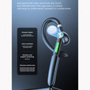 ME-100 TWS Business Rotating Universal True Stereo 5.0 Version Hanging Ear In-Ear Bluetooth Headset(Black Blue)