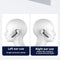 ME-100 TWS Business Rotating Universal True Stereo 5.0 Version Hanging Ear In-Ear Bluetooth Headset(Black Blue)
