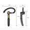 ME-100 TWS Business Rotating Universal True Stereo 5.0 Version Hanging Ear In-Ear Bluetooth Headset(Black Blue)