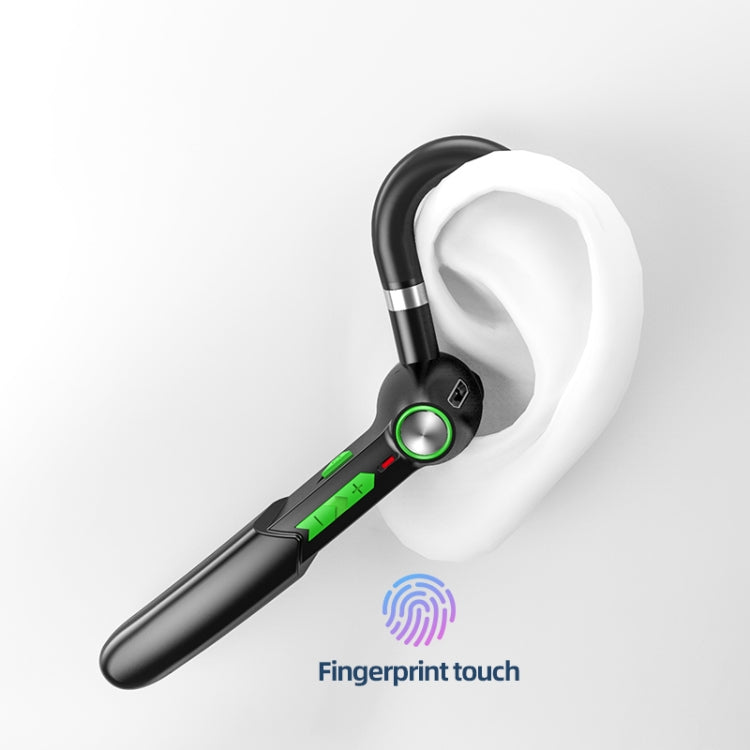 ME-100 TWS Business Rotating Universal True Stereo 5.0 Version Hanging Ear In-Ear Bluetooth Headset(Black Blue)