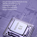 M32 IPX7 Electroplating Mirror Bluetooth Earphone With LED Display & Smart Touch (Purple)