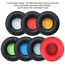2 PCS For Skullcandy / HESH 2.0 HESH Ordinary Earphone Cushion Cover Earmuffs Replacement Earpads with Mesh(Black+Blue Mesh)