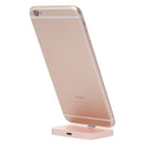 8 Pin Stouch Aluminum Desktop Station Dock Charger for iPhone 13 Series / 12 Series / 11 Series / X Series / 8 Series / 7 Series iPhone 6 Series, iPhone 5 Series(Gold)