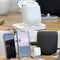 8 Pin Stouch Aluminum Desktop Station Dock Charger for iPhone 13 Series / 12 Series / 11 Series / X Series / 8 Series / 7 Series iPhone 6 Series, iPhone 5 Series(Gold)