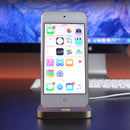 8 Pin Stouch Aluminum Desktop Station Dock Charger for iPhone 6 & 6s, iPhone 6 Plus & 6s Plus, iPhone 5 & 5S & 5C & SE(Silver)