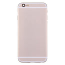 Full Housing Back Cover with Power Button & Volume Button Flex Cable for iPhone 6(Gold)