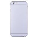 Full Housing Back Cover with Power Button & Volume Button Flex Cable for iPhone 6(Silver)