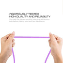 1m 3A Woven Style Metal Head 8 Pin to USB Data / Charger Cable, For iPhone XR / iPhone XS MAX / iPhone X & XS / iPhone 8 & 8 Plus / iPhone 7 & 7 Plus / iPhone 6 & 6s & 6 Plus & 6s Plus / iPad(Purple)