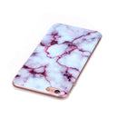For iPhone 6 & 6s Purple Marbling Pattern Soft TPU Protective Back Cover Case