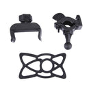 360 Degree Rotation Bicycle Phone Holder with Flexible Stretching Clip for iPhone 7 & 7 Plus / iPhone 6 & 6 Plus / iPhone 5 & 5C & 5s(Black)