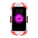 360 Degree Rotation Bicycle Phone Holder with Flexible Stretching Clip for iPhone 7 & 7 Plus / iPhone 6 & 6 Plus / iPhone 5 & 5C & 5s(Red)